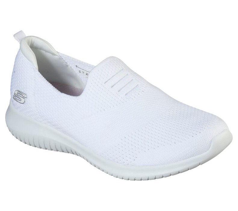 Skechers Ultra Flex - Harmonious - Womens Slip On Shoes White [AU-NG3660]